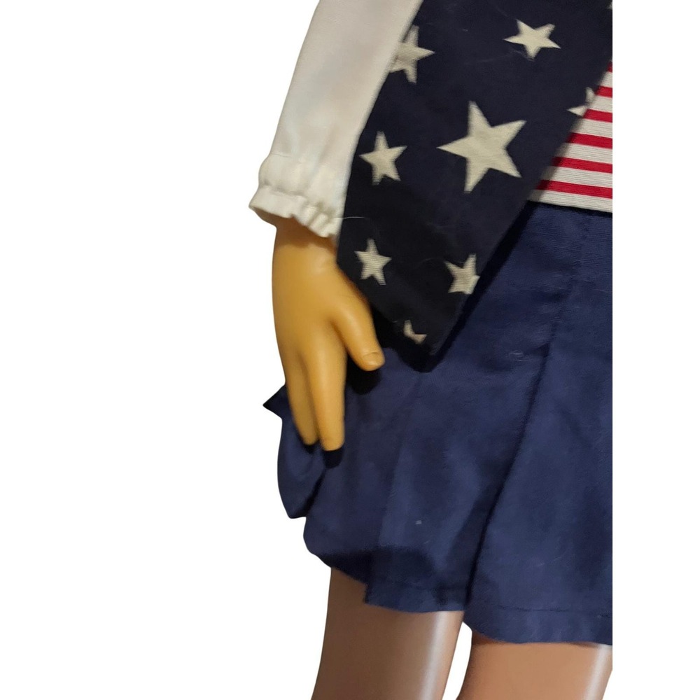 Vintage 1960s Mattel Charmin Chatty‎ Cathy Doll Americana Outfit Brown Hair 20in - Picture 3 of 10